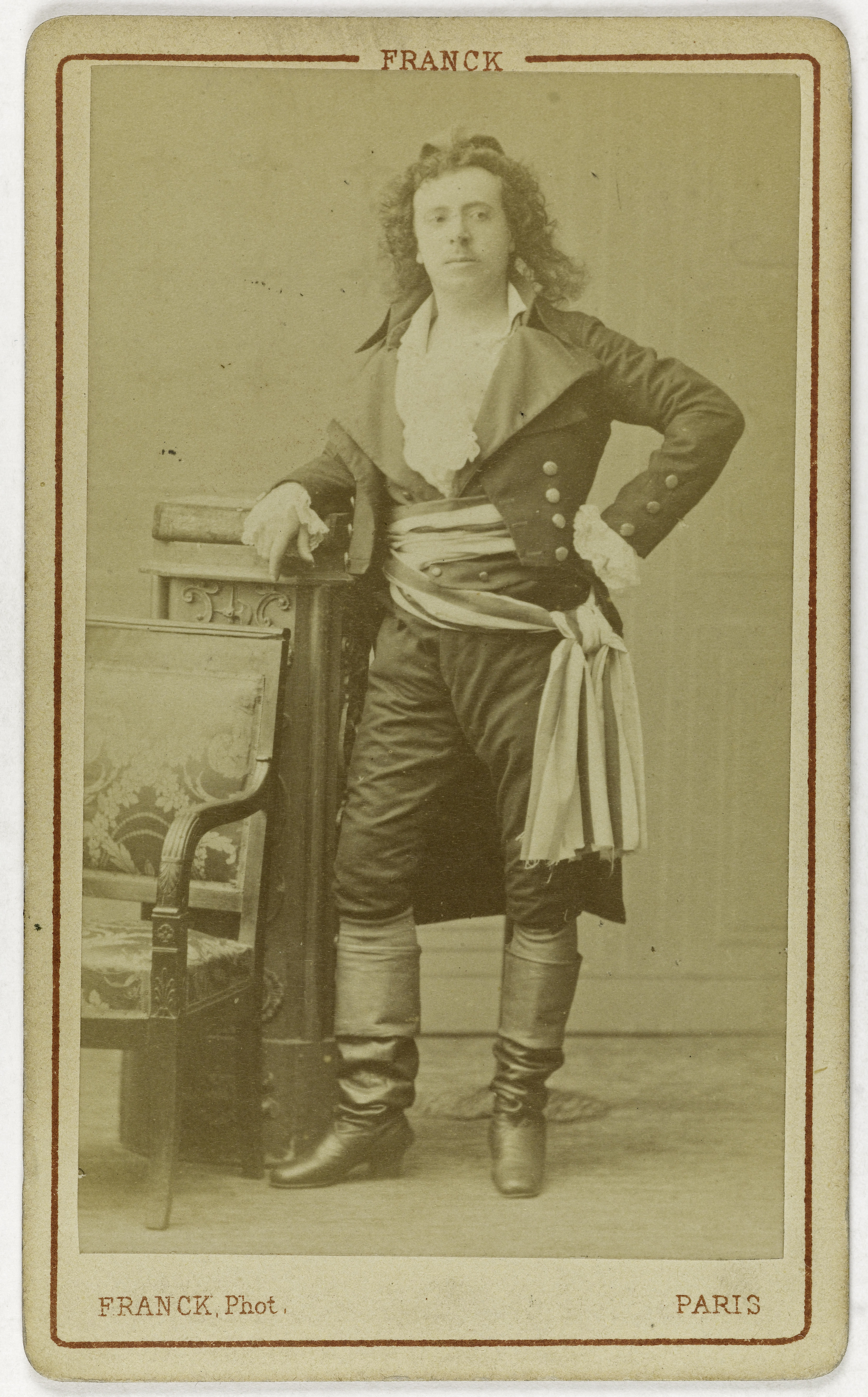 Franck, Portrait de Mortimer, acteur.