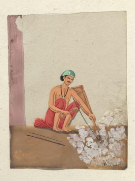 Unknown, One of seventeen paintings of occupations, especially domestic servants.