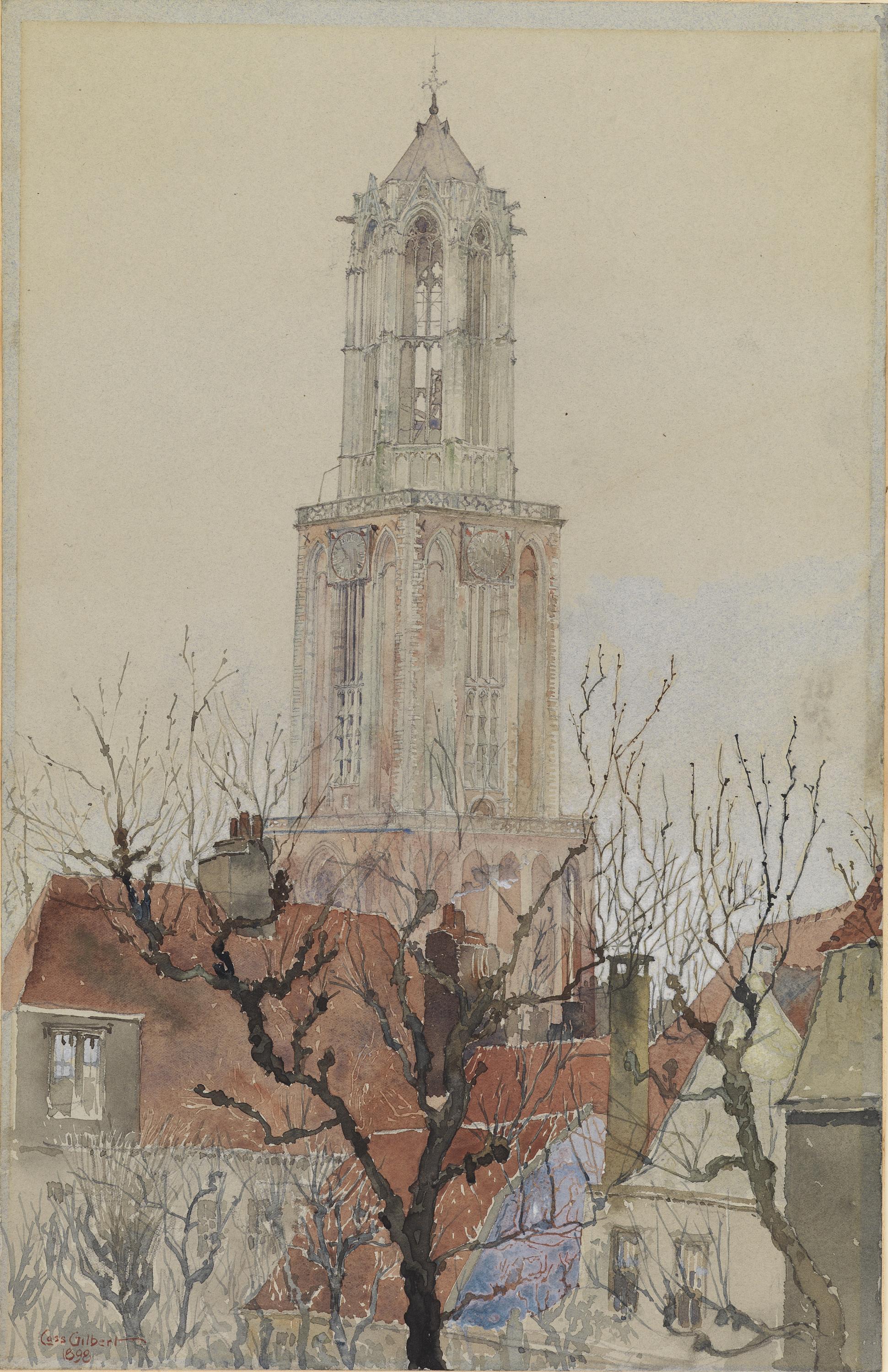 Cass Gilbert, Tower of the Cathedral of Utrecht, Holland