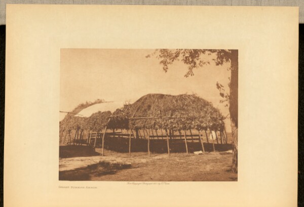 Edward S. Curtis, Osage Summer Arbor