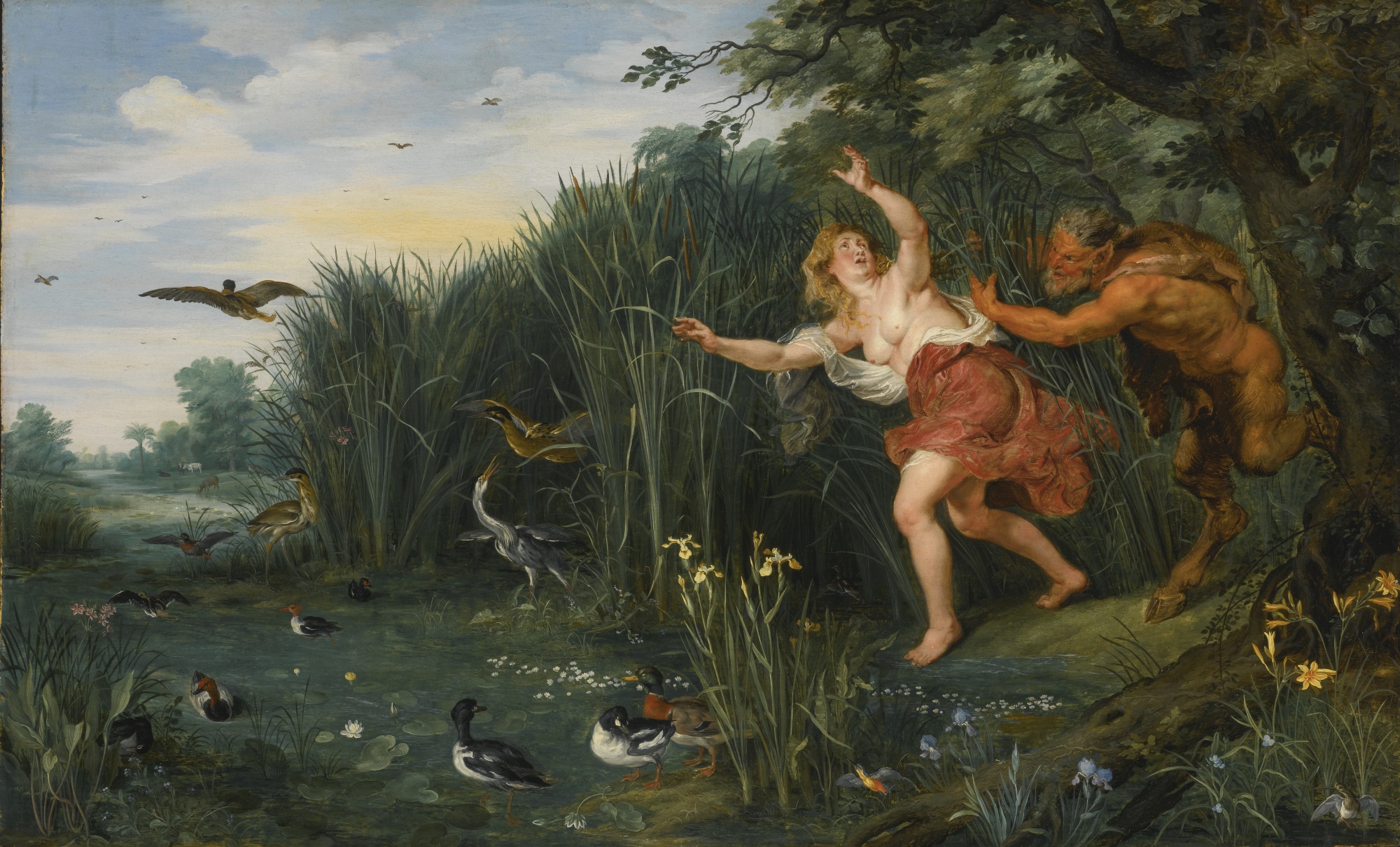 Peter Paul Rubens, Landscape with Pan and Syrinx