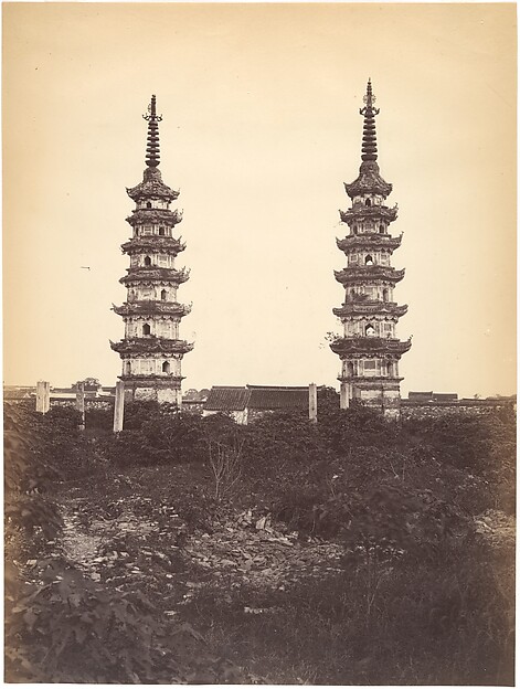 John Thomson, Twin Pagodas at Foochow