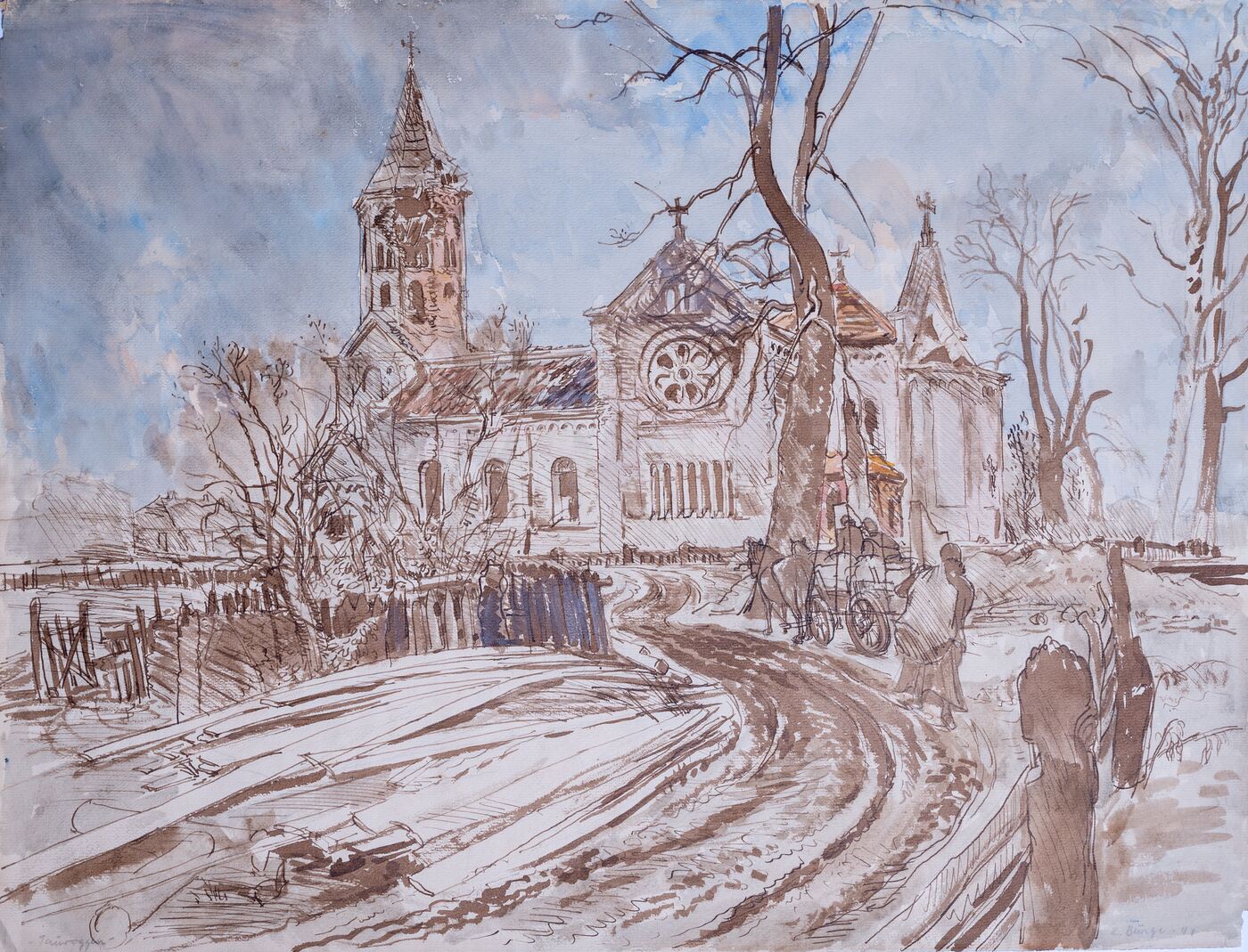 Kurt Bunge, Apgriauta Tauragės katalikų bažnyčia