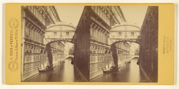Carlo Naya, [Ponte dei Sospiri, Venezia.]