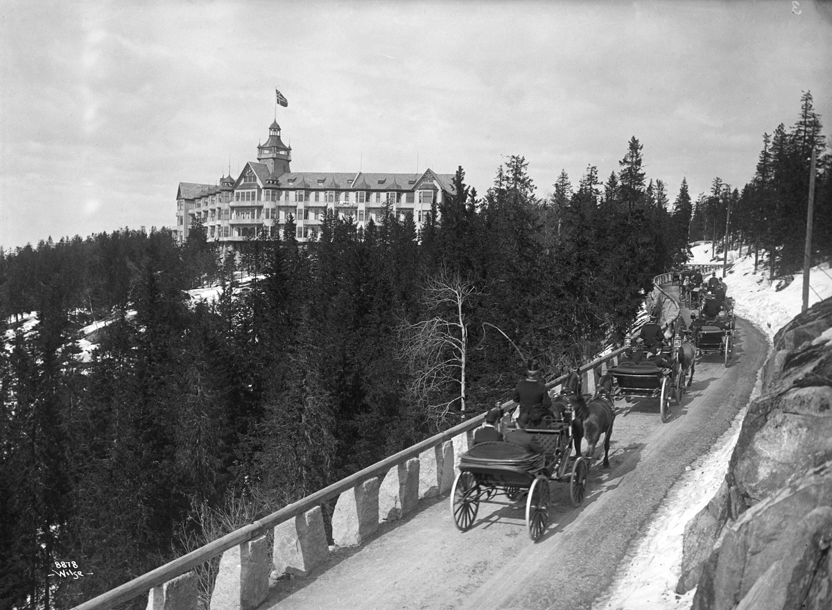 Anders Beer Wilse, Prot: Kong Edwards kjørende til Voksenkollen