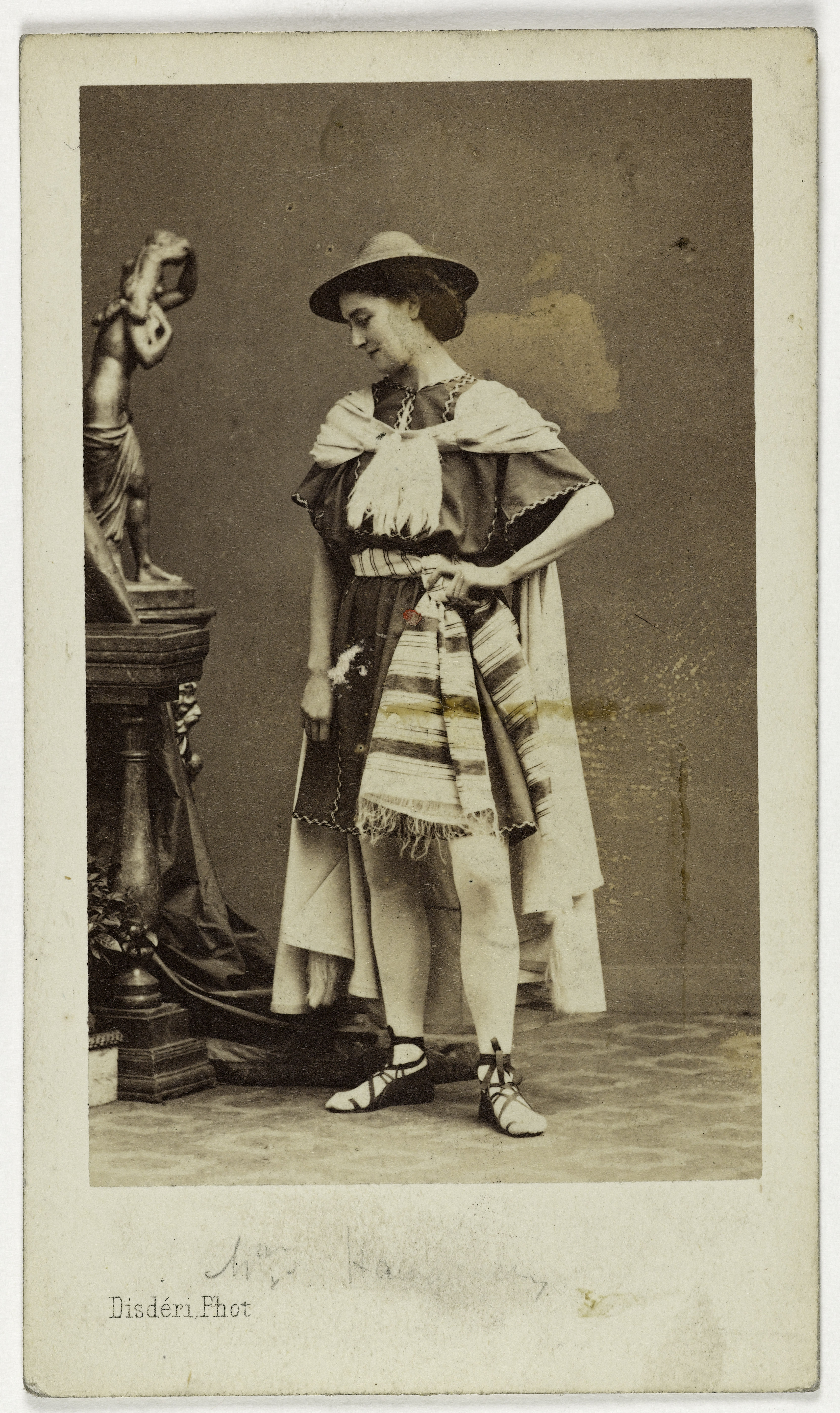 André-Adolphe-Eugène Disdéri, Portrait de Hamakers (Frédérique Caroline), (1836-1912), soprano