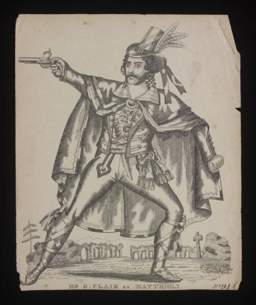 unknown, Mr G. Clair as Matthioli