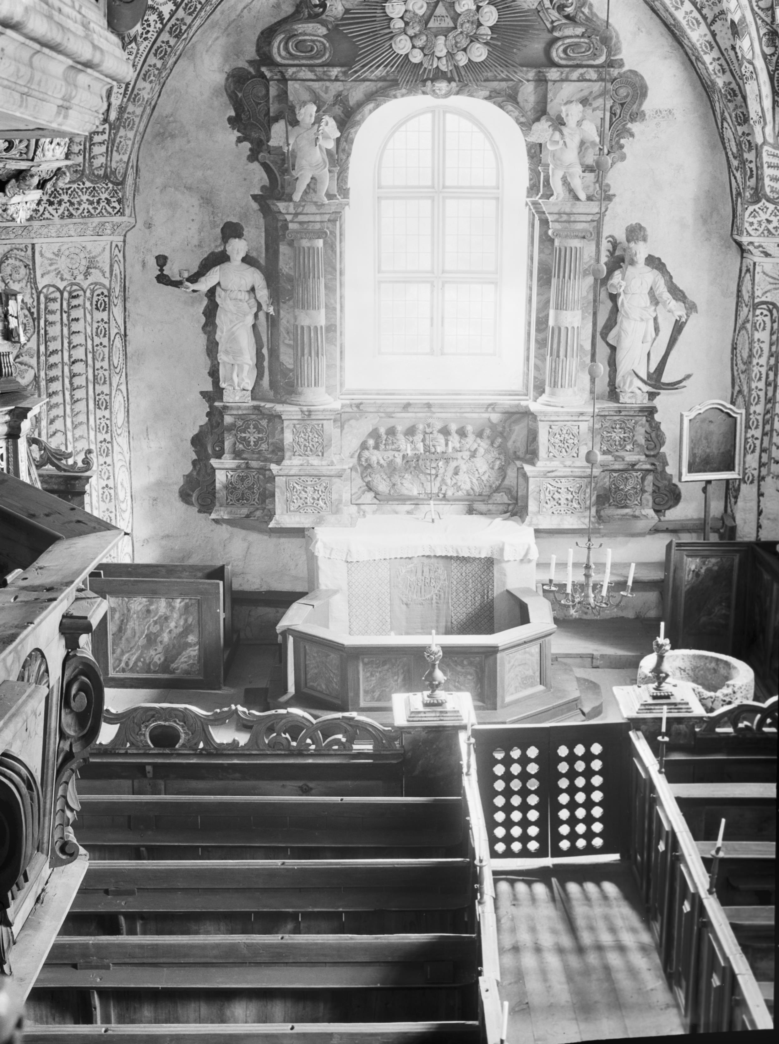 Iwar Anderson, Ytterlännäs gamla kyrka