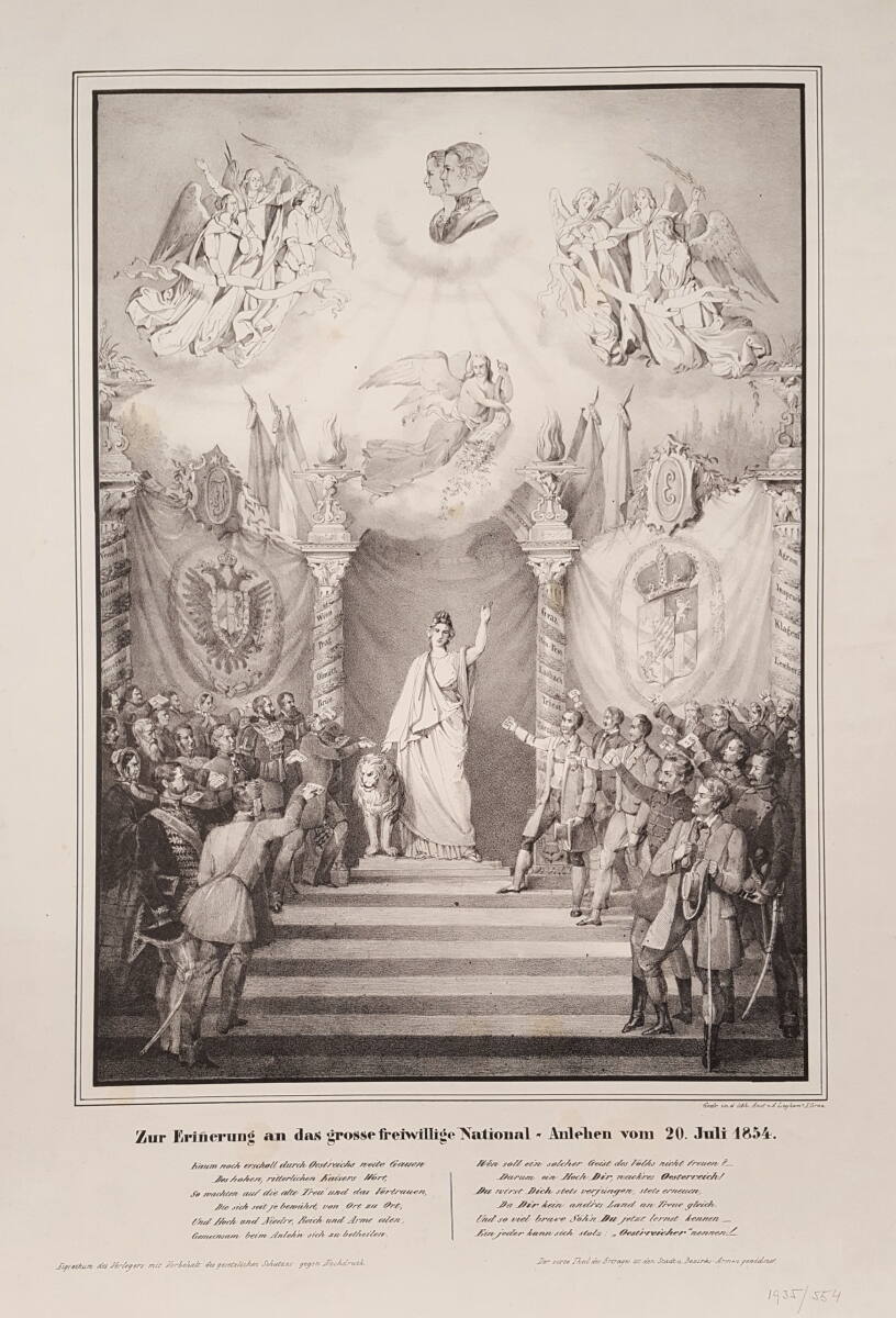 Anonym, "Zur Erinnerung an das grosse freiwillige National-Anlehen vom 20. Juli 1854."