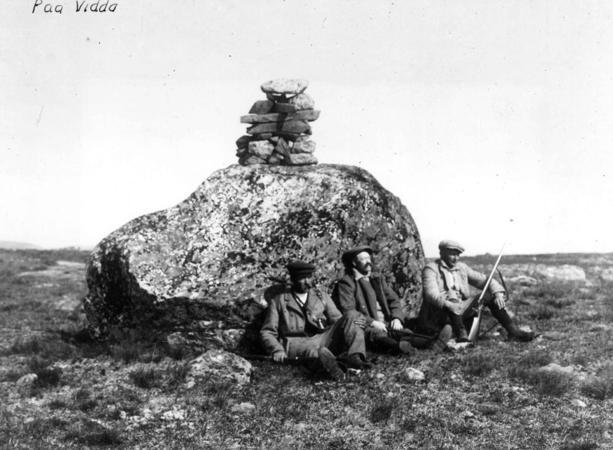 Anders Beer Wilse, Rast på reinsdyrjakt, Eidfjord