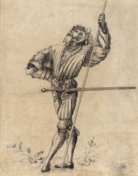 Unknown, Standing Landsknecht