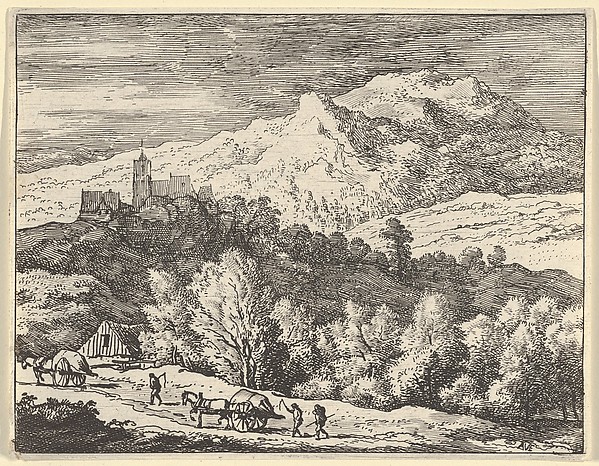 Allart van Everdingen, The Two Carts