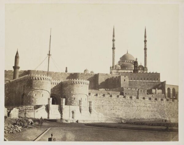 Unknown, Bab al-Azab and the mosque of Muhammad Ali in the Citadel, Cairo