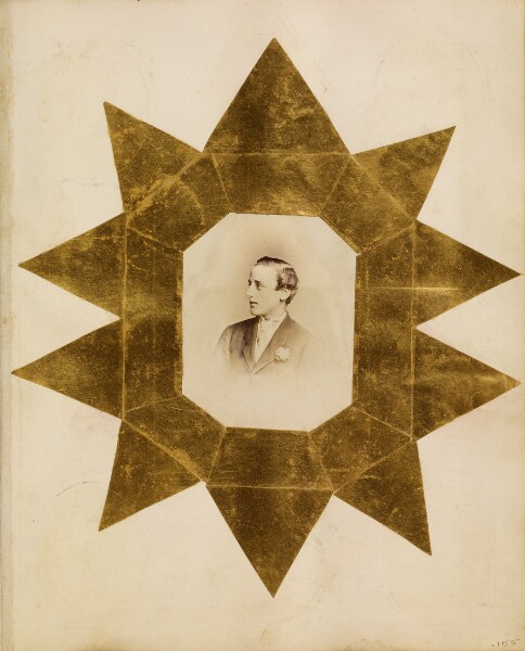 Unknown, [Portrait of young man framed in gold]