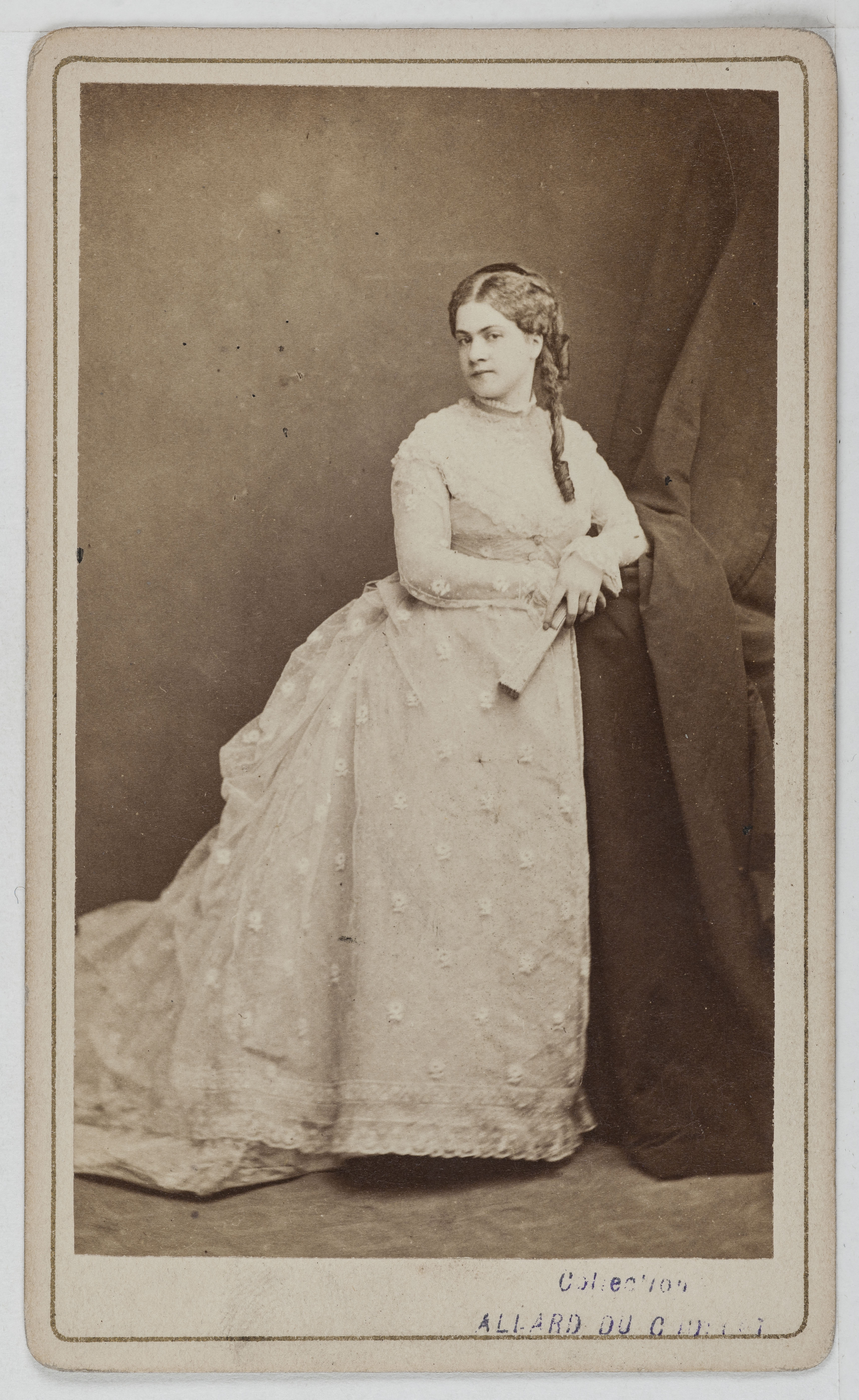 Anonyme, Portrait d'Alix Marie Angèle Séon (v. 1835-1906), dite Pasca, actrice de théâtre entre 1864 et 1891.