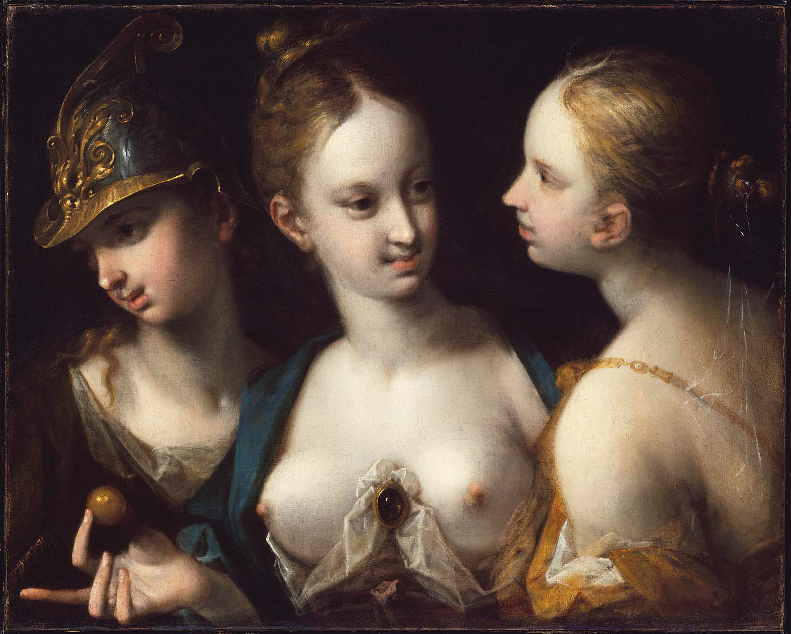 Hans von Aachen, Pallas Athena, Venus and Juno
