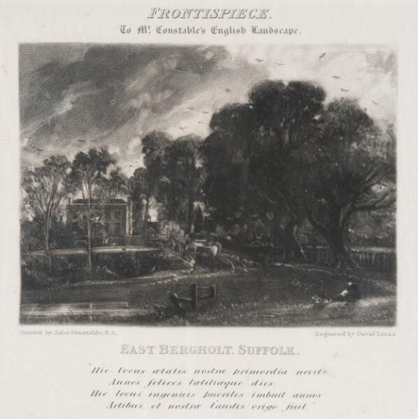 Constable, John RA, EAST BERGHOLT, SUFFOLK