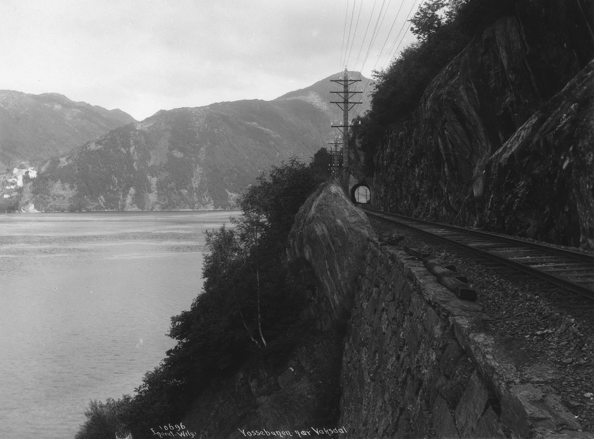 Anders Beer Wilse, Prot: Vossebanen - Tunel ved Vaksdal Stanghelle 1909