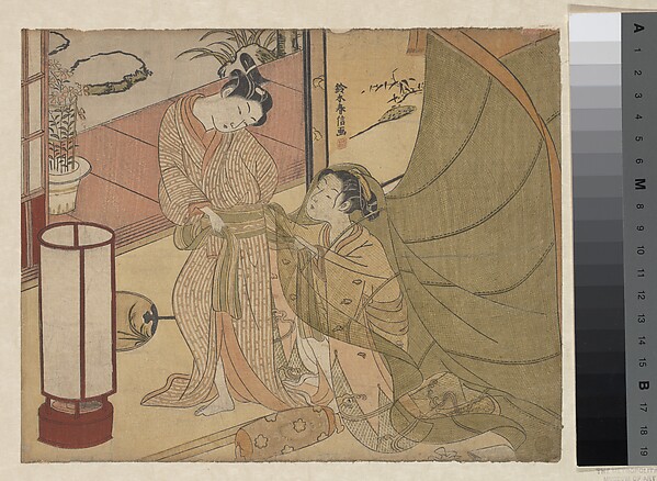 Suzuki Harunobu, Reluctant Leave-taking