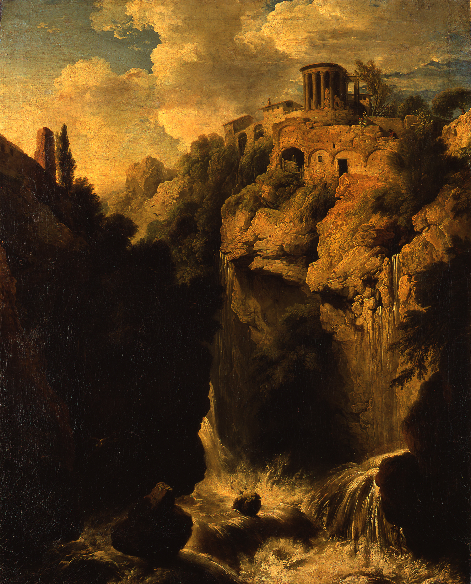 Christian Wilhelm Ernst Dietrich, Waterfall near Tivoli