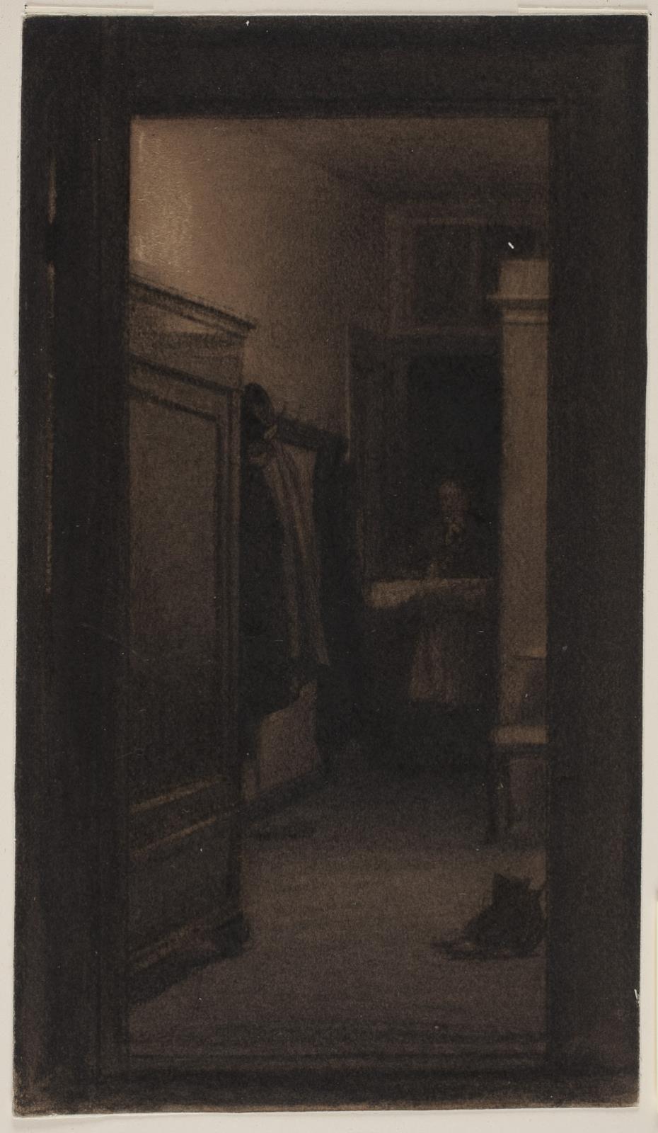 Carl Bloch, Pige bærer bakke ind i entre