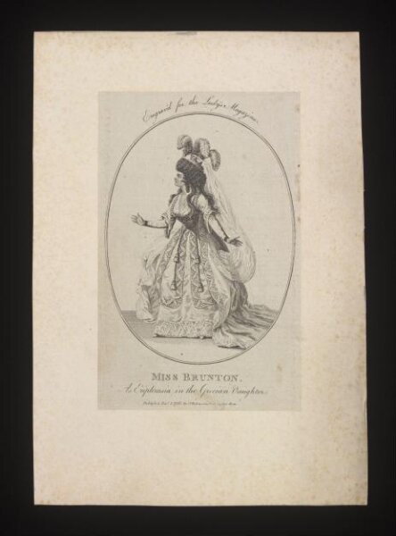 unknown, Miss Bruton/as Euphrasia in the Grecian Daughter