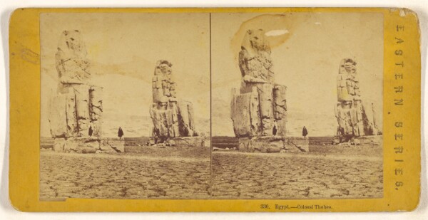 Unknown, Egypt. - Colossi Thebes.