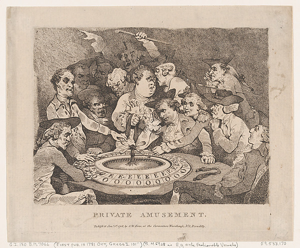 Thomas Rowlandson, Private Amusement