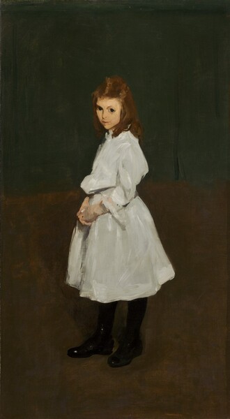 George Bellows, Little Girl in White (Queenie Burnett)