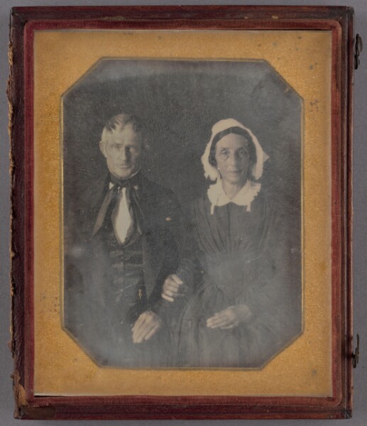 Unknown, [Portrait of a Seated, Elderly Couple]