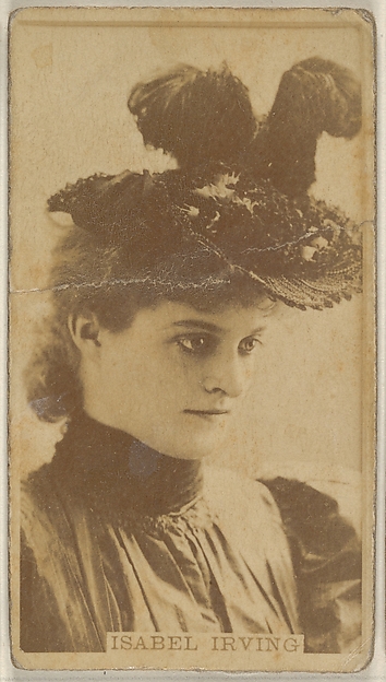 Allen & Ginter, Isabel Irving, from the Actors and Actresses series (N45, Type 8) for Virginia Brights Cigarettes