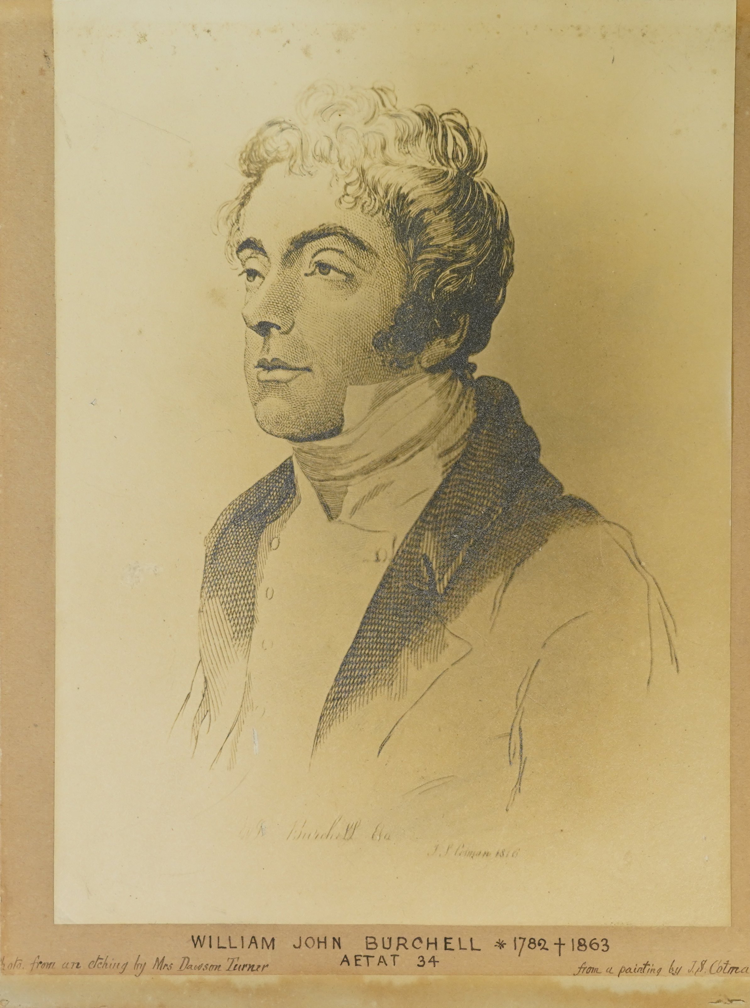 John Sell Cotman, Porträt von William John Burchell