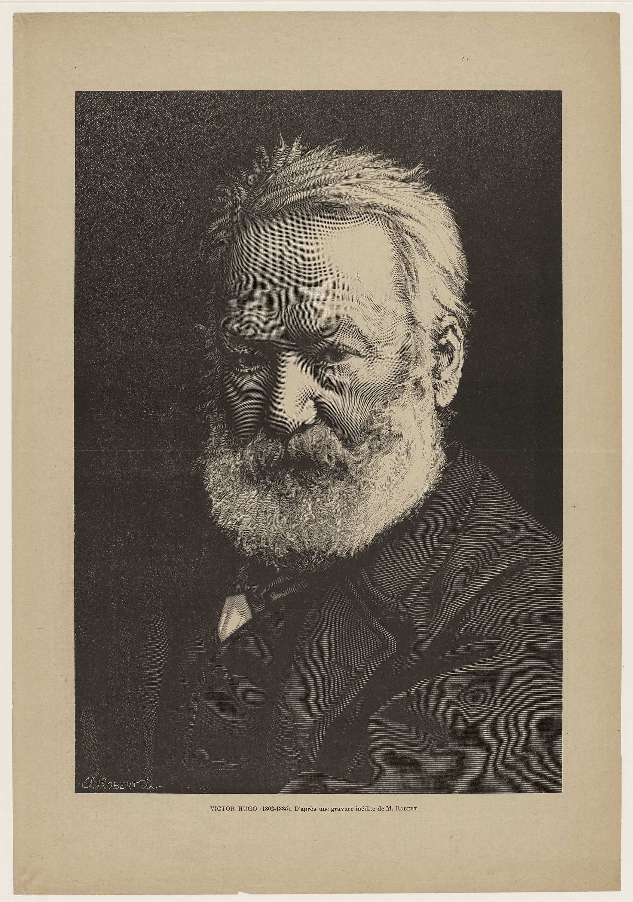 Jules Robert, Victor Hugo (1802-1885).