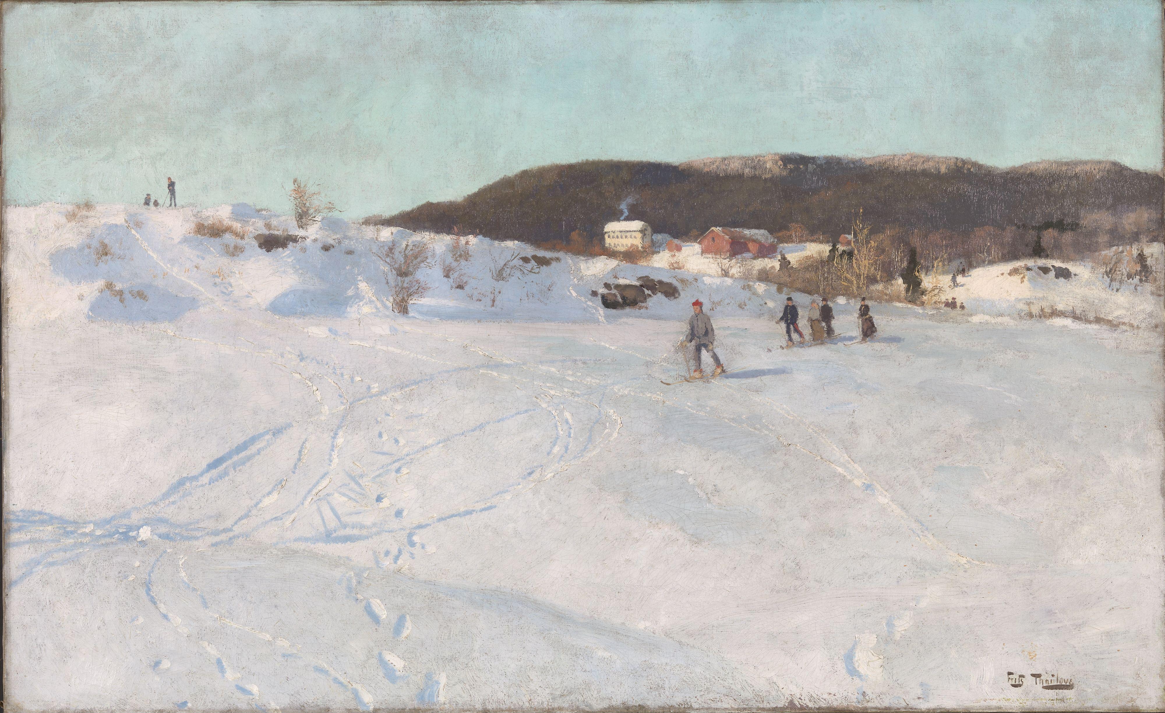 Frits Thaulow, Winter in Vestre Aker