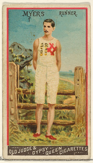 Goodwin & Company, Myers, Runner, from the Goodwin Champion series for Old Judge and Gypsy Queen Cigarettes