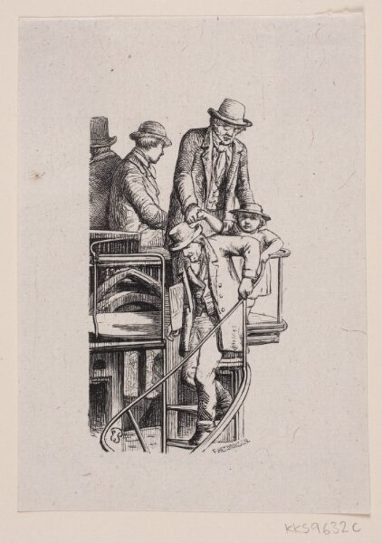 F. Hendriksen, Illustration til Hother Tolderlunds "kommissionæren"