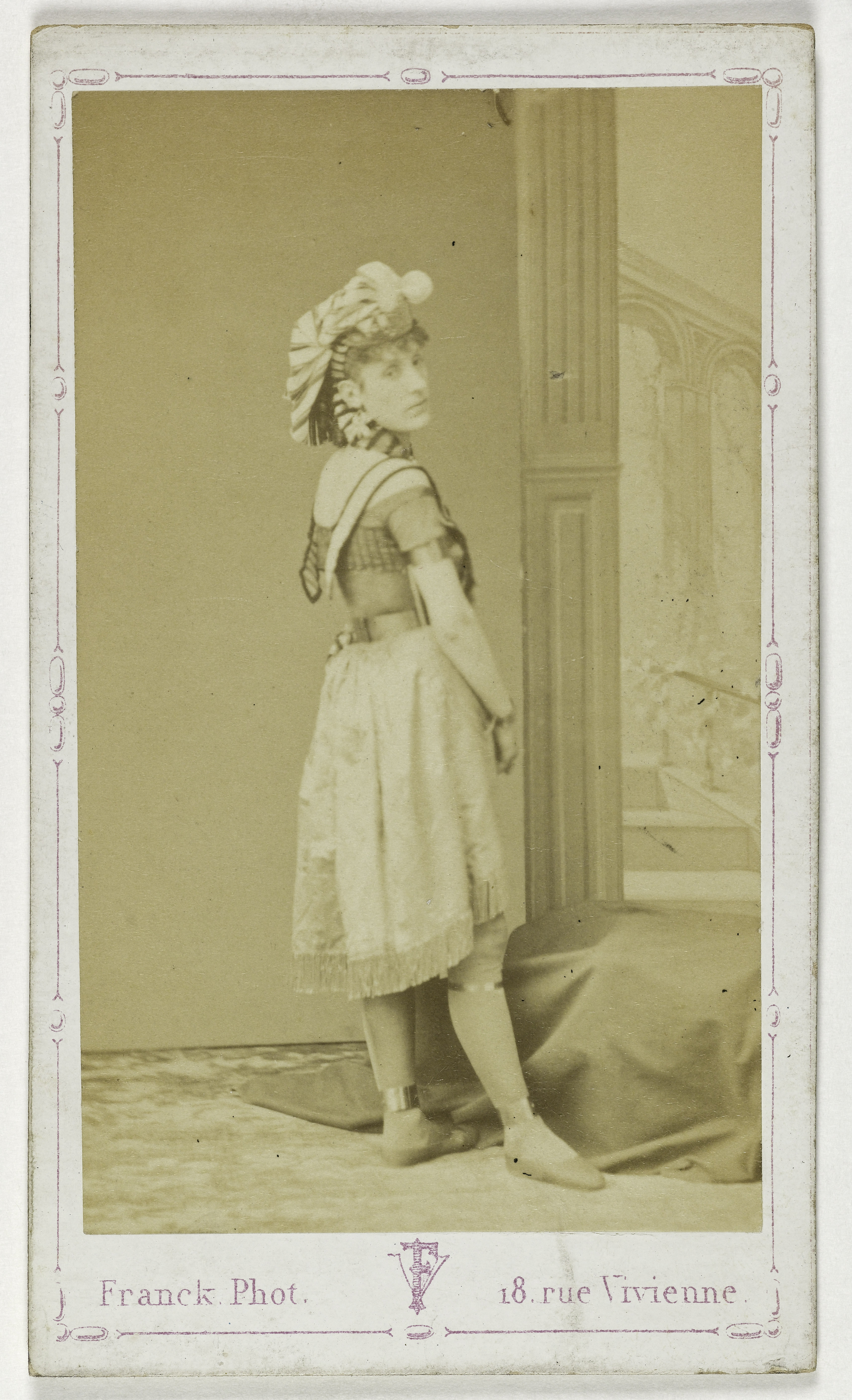 Franck, Portrait de Guillemard, actrice