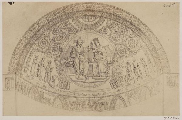 Parker, John Henry, Mosaic Picture in the Apse of S. Maria Maggiore, AD 1307 (from an engraving)