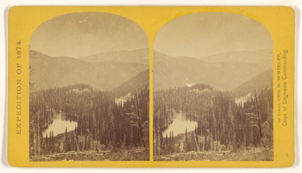 Timothy H. O'Sullivan, Lost Lakes, head of Conejos Canon, Colorado, in the Sierra San Juan range, near divide between Conjeos and south fork...