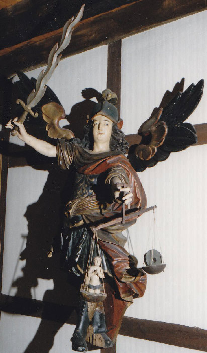 Unknown artist, Hl. Michael als Seelenwäger