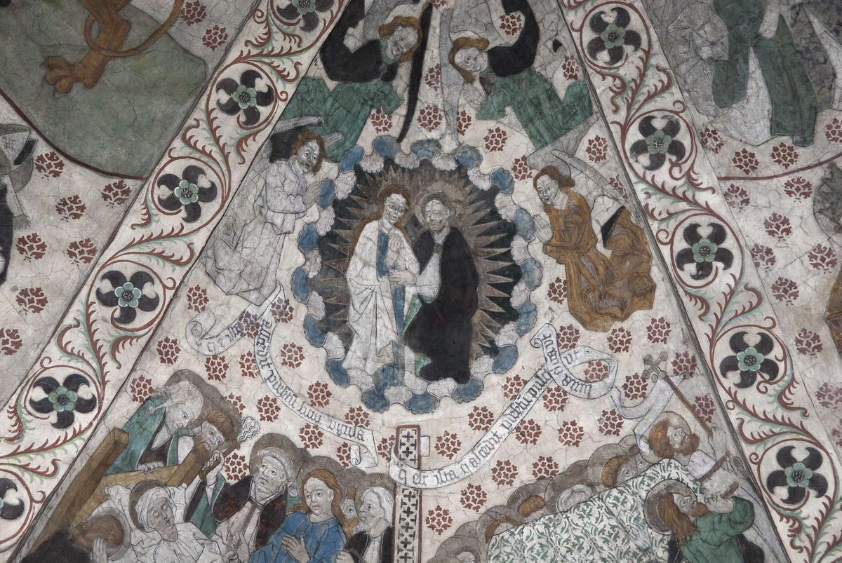Bengt Backlund, Lime painting in Täby Church, Uppland 2009