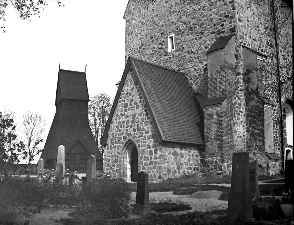 August Fredrik Schagerström, "Gamla Upsala kyrka" 1915