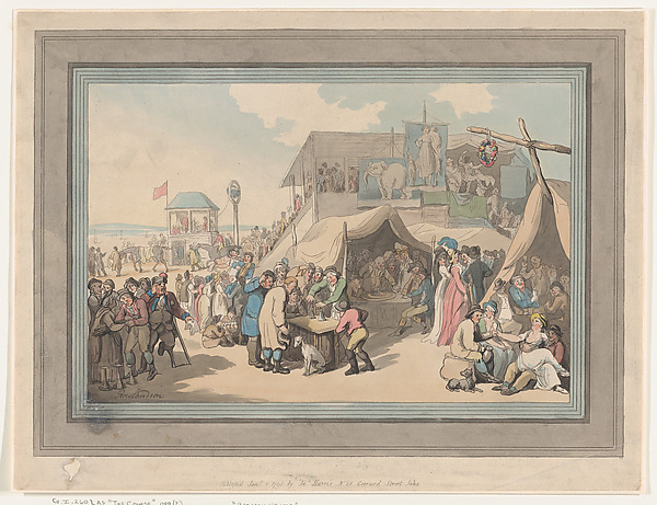 Thomas Rowlandson, Between Heats [The Course]
