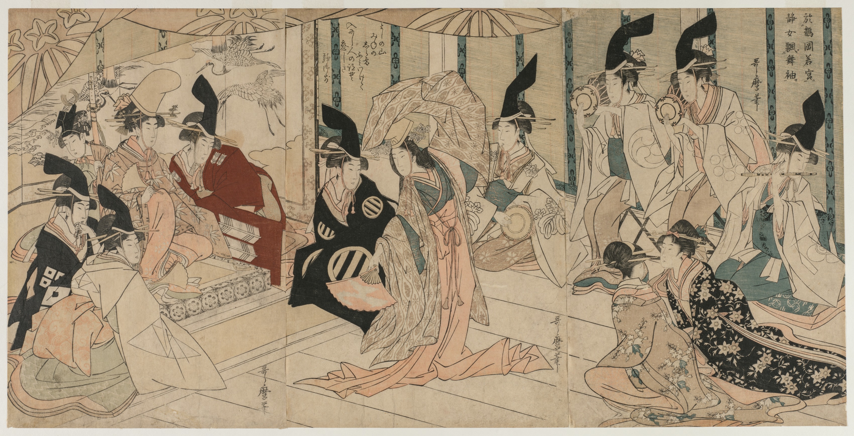 Kitagawa Utamaro, Scene Adapted from the play The Treasury of Loyal Retainers (Chushingura)