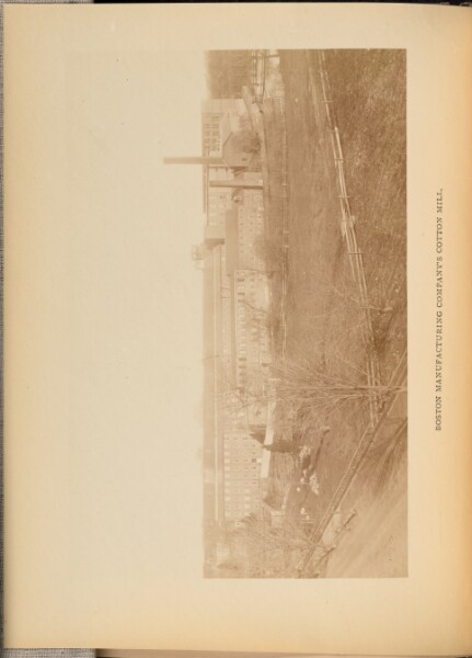 Thomas Lewis, Boston Manufacturing Company's Cotton Mill
