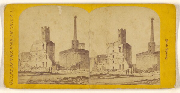 Unknown, Sands Brewery. Ruins of the Fire in Chicago.