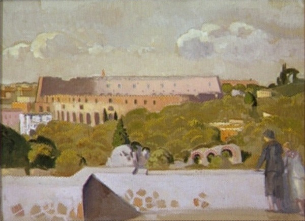 Maurice Denis, Vue du Colisée depuis les jardins Farnèse