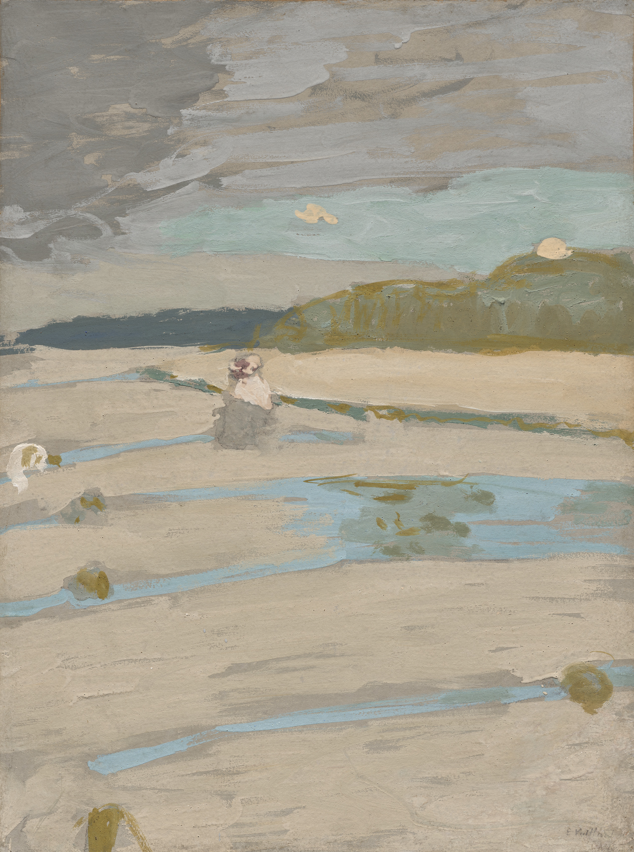 Édouard Vuillard, The Beach at Saint-Jacut