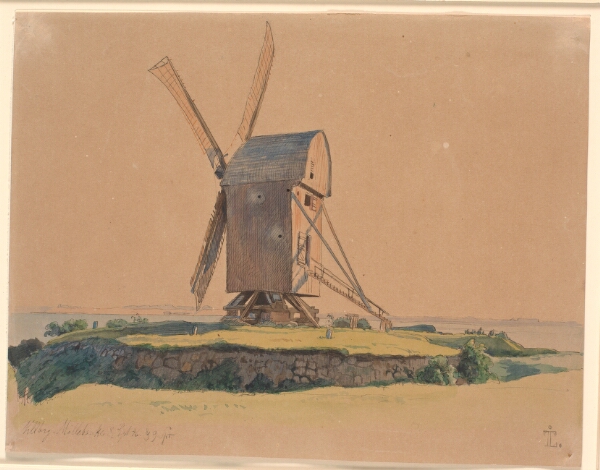 Johan Thomas Lundbye, Stubmølle ved Kalundborg