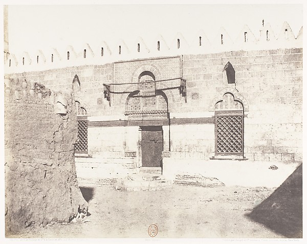 Félix Teynard, Souâdj, Tombeau de Mouràd-Bey - Entrée de la Mosquée